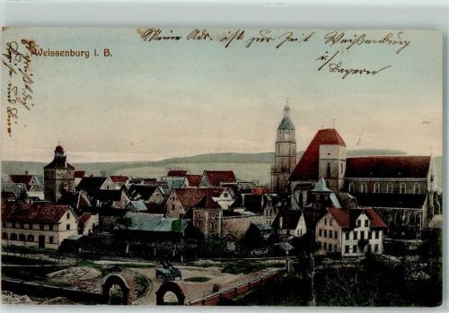 Weißenburg 1909 St. Andreaskirche