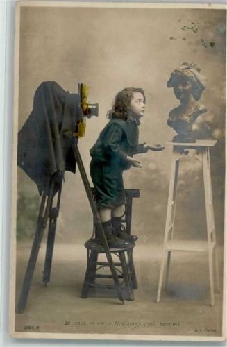 1907 Verlag A. Noyer - Kinder fotografieren - Serie 284-5 AK