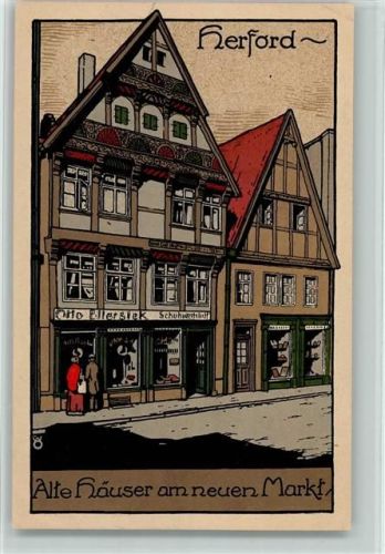 Herford Am neuen Markt AK