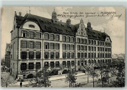 Nürnberg 1915 Neue Schule St. Leonhard