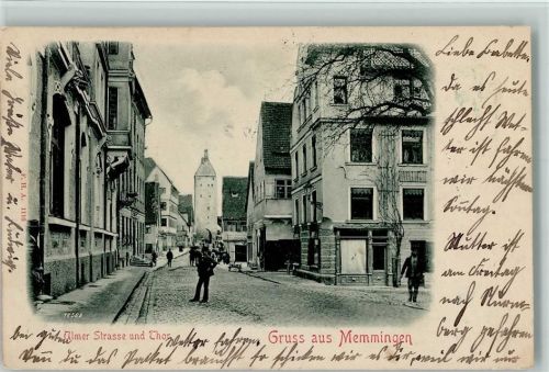 Memmingen 1902 Ulmer Straße AK