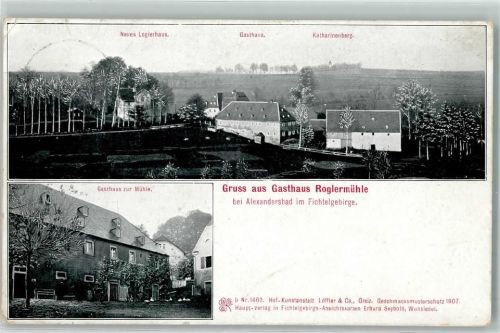 Bad Alexandersbad Gasthaus Zur Mühle Gasthaus Roglermühle Neues Logierhaus Katharinenberg