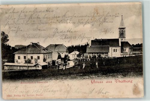Thalberg 1903 Zillnerisches Gasthaus Kirche