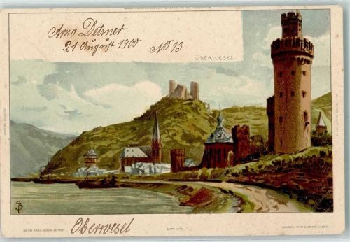 Oberwesel Turm sign