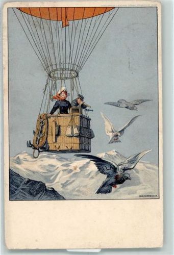 Frankfurt 1909 Luftschiffahrt Ausstellung 1909 offiz. Karte Nr. 2 AK