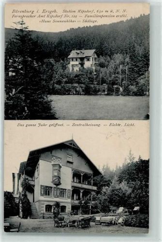Bärenburg Familienpension Haus Sonnenhöhe Garten