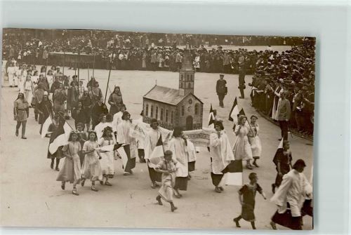 München 1909 16. Dt. Bundesschießen Festzug - Aufnahme L. Müller, München-Riesenfeld