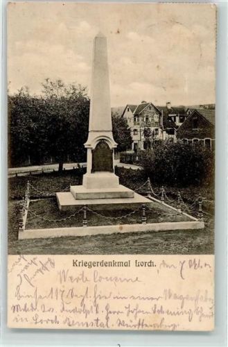 Lorch 1904 Kriegerdenkmal
