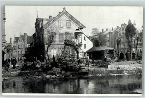 Nürnberg 1909 Hochwasser-Katastrophe 4.-6.2.1909 Kleinweidenmühle