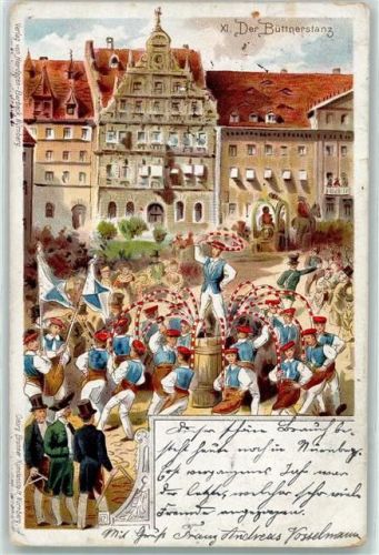 Nürnberg 1899 XI. Der Büttnertanz Tracht