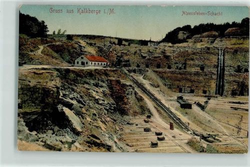 Kalkberge 1913 Alvensleben-Schacht