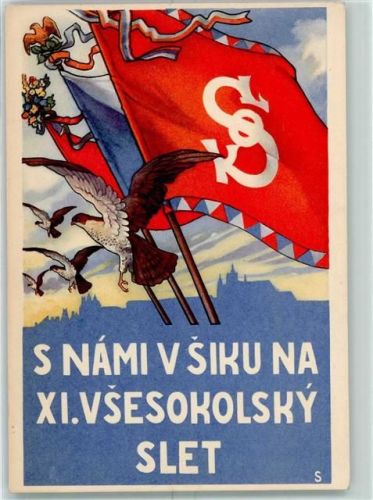 XI Slet Vsesokolsky sign. Soukupa Festival Politik Turnfest