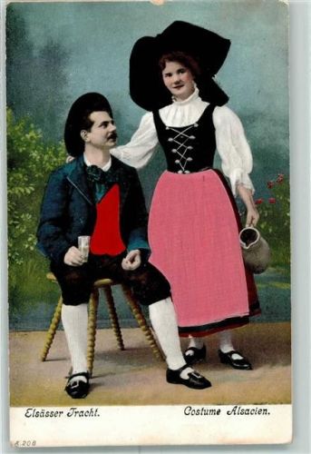 1907 Prägedruck AK