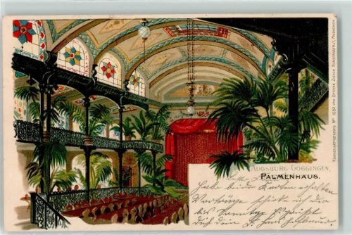 Göggingen 1900 Palmenhaus Verlag Ottmar Zieher