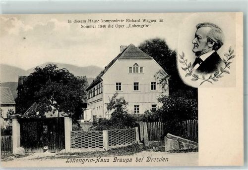 Graupa Lohengrin Haus AK