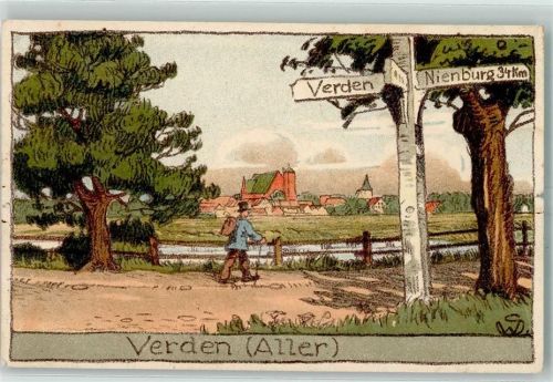 Verden Wegweiser sign Künstlersteindruck