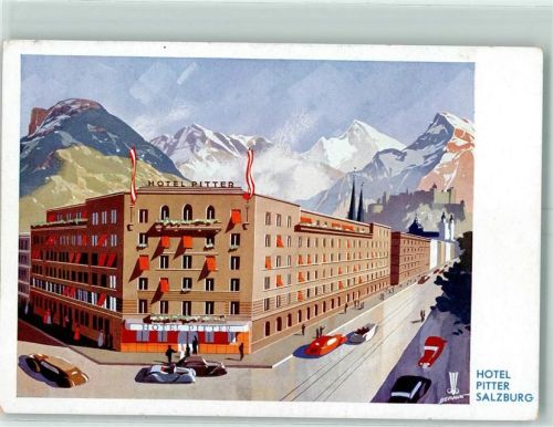 Salzburg Hotel Pitter sign