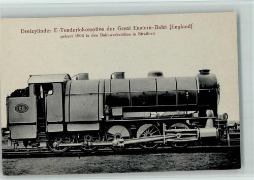 Serie 14 Nr. 1 Leonhardt Verlag - E-Tenderlokomotive Nr. 20 der Great Eastern Bahn