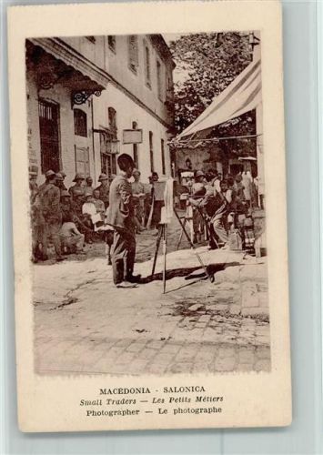 Der Photograph - Typen aus Mazedonien 1917 AK Fotograf