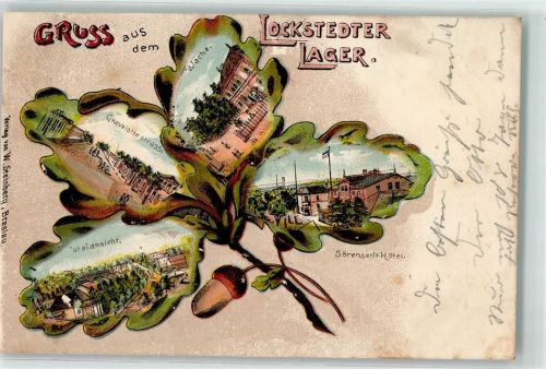 Lockstedter Lager 1906 Eichenblatt Eichel Wache Sörensen's Hotel Gravelotte Straße