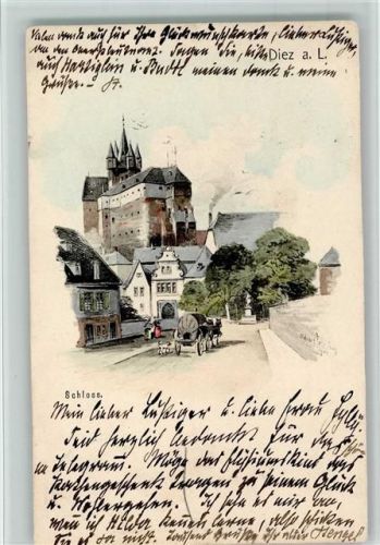 Diez 1905 Schloss , AK