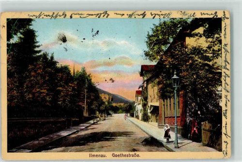 Ilmenau 1915 Goethestraße Kind