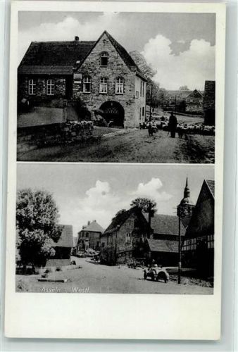 Asseln Schäfer Schafherde Stempel WK II