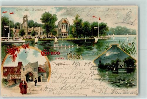 Treptow 1899 Abtei Mönch