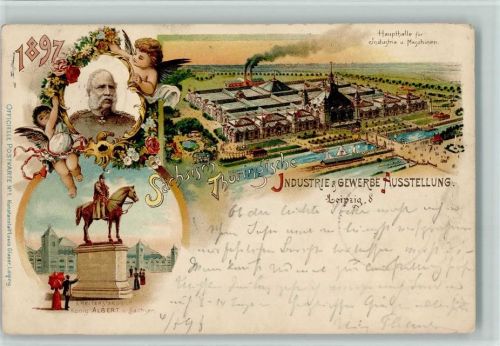Leipzig 1897 Offizielle Karte Nr. 1 AK
