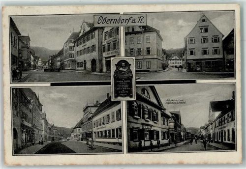 Oberndorf 1916 Geburtshaus Josephine Scheffel Gedenktafel Josephine Scheffel