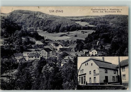 Urft Gasthaus Handlung Herm. Jos. Weckamnn Ww.