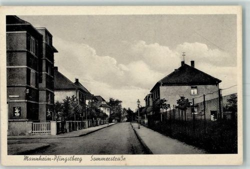Pfingstberg 1940 - 1950 Sommerstraße AK
