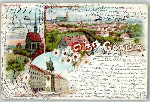 Görlitz 1897 Kaiser Wilhelm Denkmal das heilige Grab