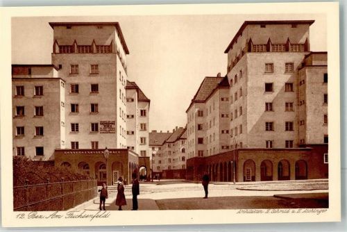 Wien Am Fuchsenfeld Wohnhaus der Gemeinde