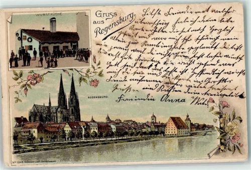 Regensburg 1901 Wurstküche