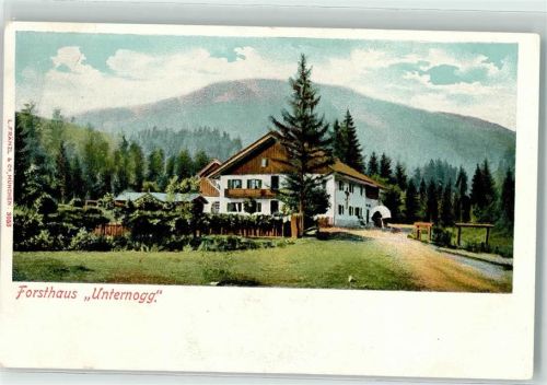 Saulgrub Forsthaus Unternogg Ort handschriftlich