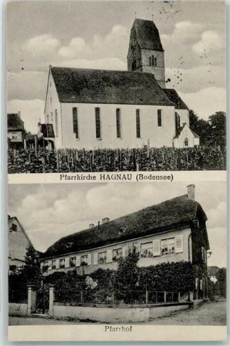 Hagnau Pfarrkirche Pfarrhof