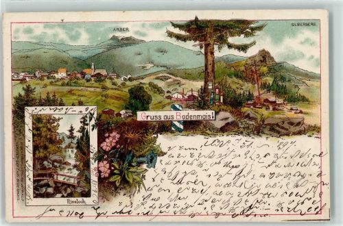 Bodenmais 1897 Rieslochfall Arber Silberberg