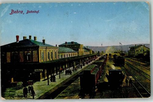 Bebra 1917 Bahnhof Eisenbahn AK