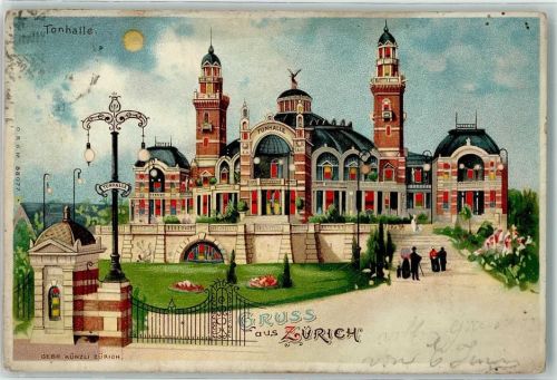 Zürich 1902 Tonhalle Verlag Künzli