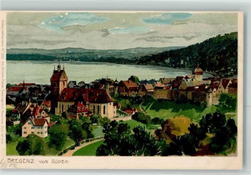 Bregenz 1899 Zieher, Ottmar Künstlerkarte Nr. 2301 AK