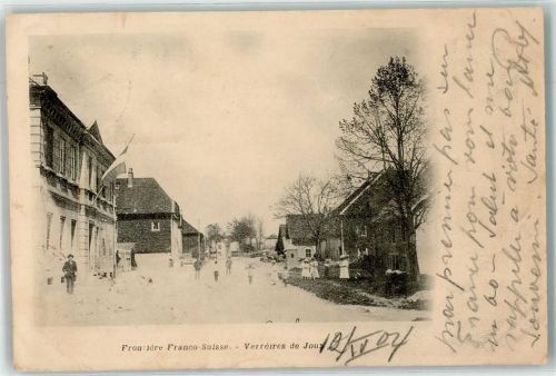 Verrieres-de-Joux 1904 Frontiere Franco Suisse