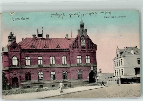 Delmenhorst 1907 Kaiserliches Postamt