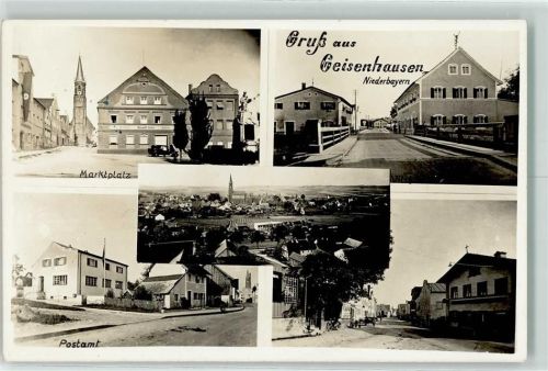 Geisenhausen Marktplatz Postamt Dorfstraße