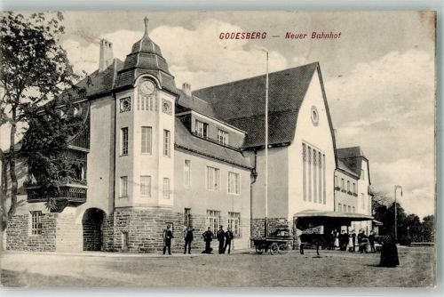Bad Godesberg 1914 Neuer Bahnhof