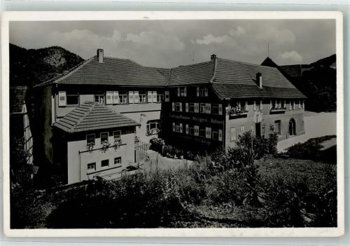 Langenbrand Gasthaus u. Metzgerei zum Ochsen Landpost Langenbrand über Forbach