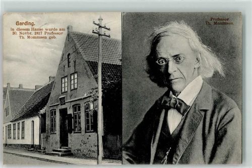 Garding 1909 Professor Th. Mommsen Geburtshaus 30.11.1817