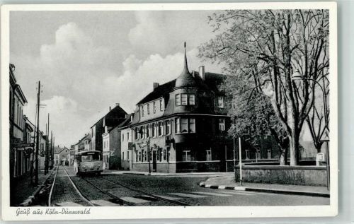 Köln Dünnwald 907 Gasthaus Jägerhof Omnibus Briefkasten
