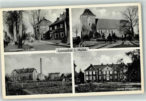 23738 W2432 Lensahn - Gemischtwaren Bahr Schloß Güldenstein