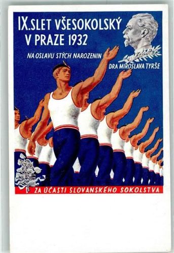 Prag IX. Slet Vsesokolsky v. Praze AK
